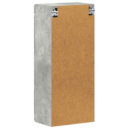 vidaXL Bathroom Wall Cabinet TULUM Concrete Grey 37 x 24.5 x 86 cm
