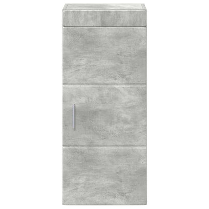 vidaXL Bathroom Wall Cabinet TULUM Concrete Grey 37 x 24.5 x 86 cm