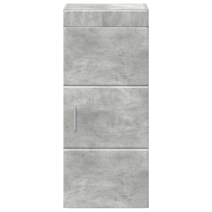 vidaXL Bathroom Wall Cabinet TULUM Concrete Grey 37 x 24.5 x 86 cm