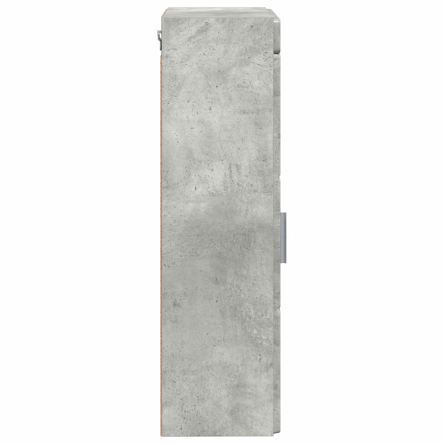 vidaXL Bathroom Wall Cabinet TULUM Concrete Grey 37 x 24.5 x 86 cm