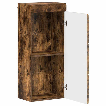 vidaXL Bathroom Wall Cabinet TULUM Smoked Oak 37 x 24.5 x 86 cm