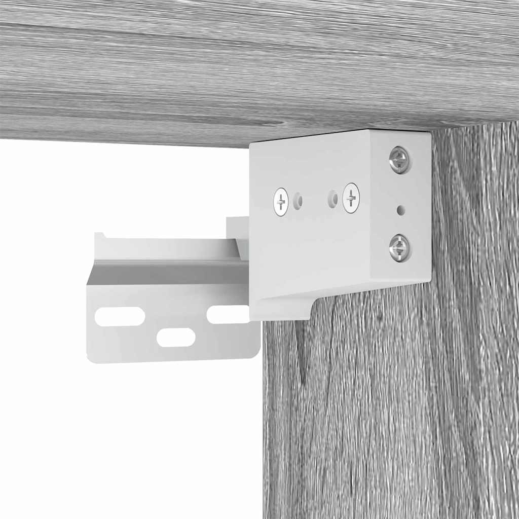 vidaXL Bathroom Wall Cabinet TULUM Grey Sonoma 37 x 24.5 x 86 cm