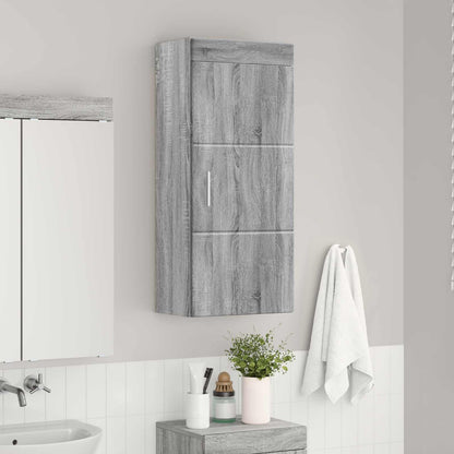 vidaXL Bathroom Wall Cabinet TULUM Grey Sonoma 37 x 24.5 x 86 cm