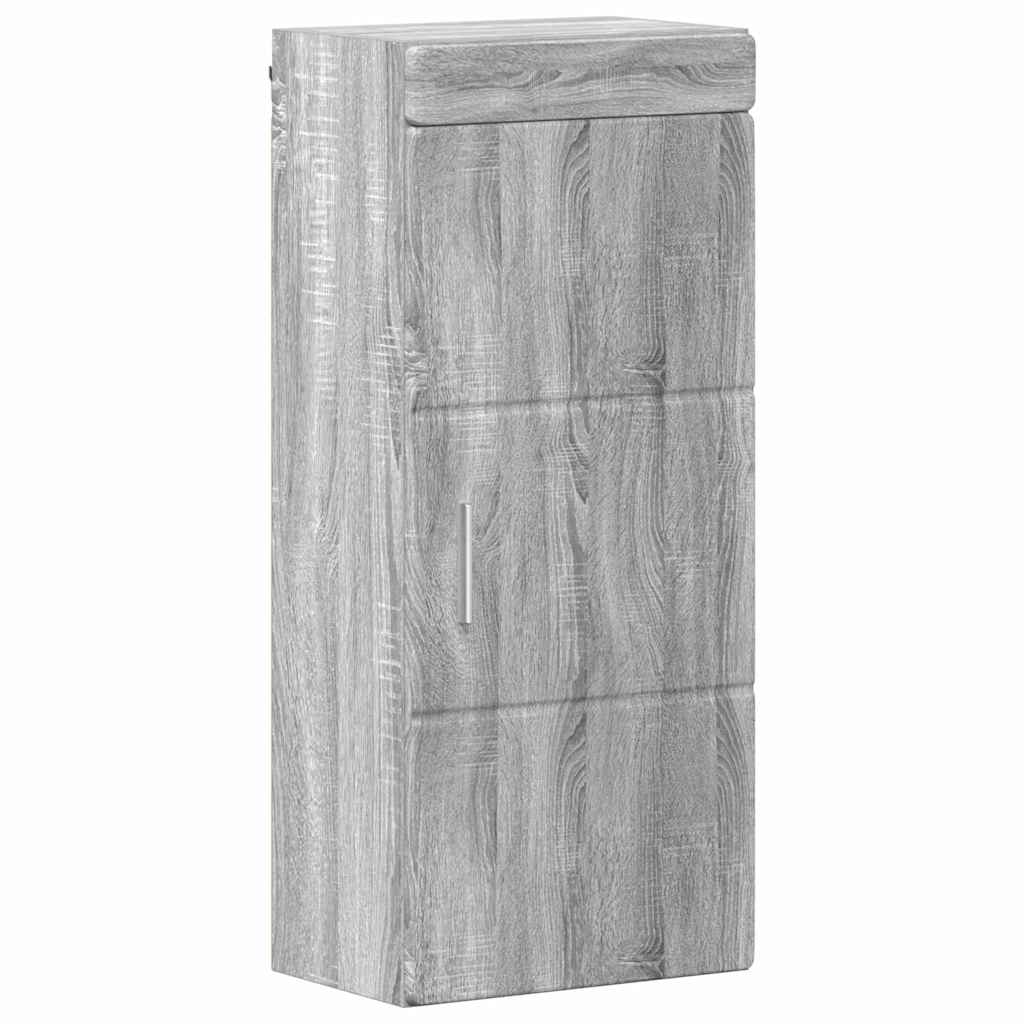 vidaXL Bathroom Wall Cabinet TULUM Grey Sonoma 37 x 24.5 x 86 cm