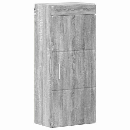 vidaXL Bathroom Wall Cabinet TULUM Grey Sonoma 37 x 24.5 x 86 cm