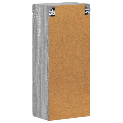 vidaXL Bathroom Wall Cabinet TULUM Grey Sonoma 37 x 24.5 x 86 cm