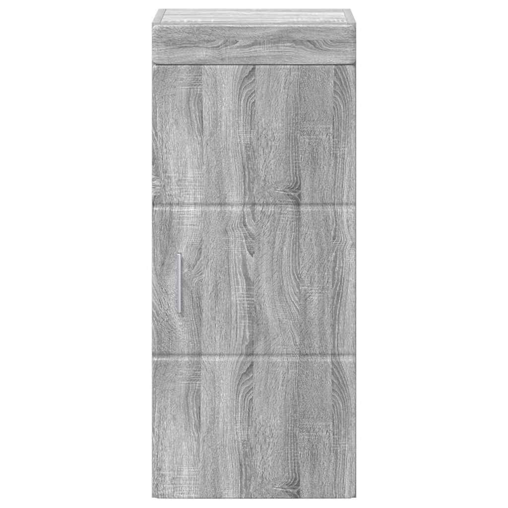 vidaXL Bathroom Wall Cabinet TULUM Grey Sonoma 37 x 24.5 x 86 cm