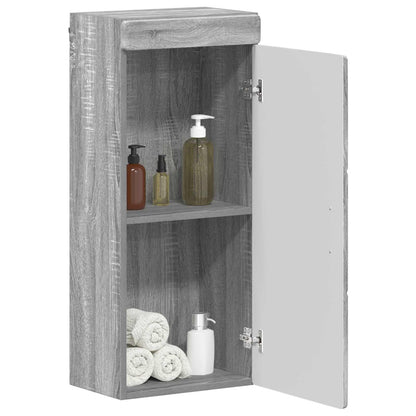 vidaXL Bathroom Wall Cabinet TULUM Grey Sonoma 37 x 24.5 x 86 cm