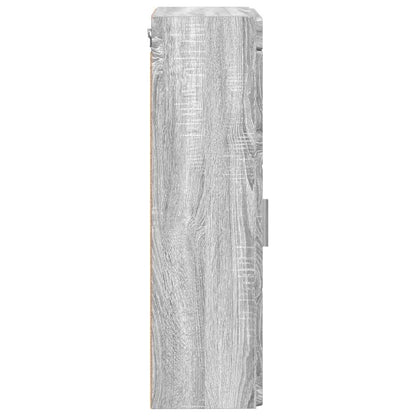 vidaXL Bathroom Wall Cabinet TULUM Grey Sonoma 37 x 24.5 x 86 cm