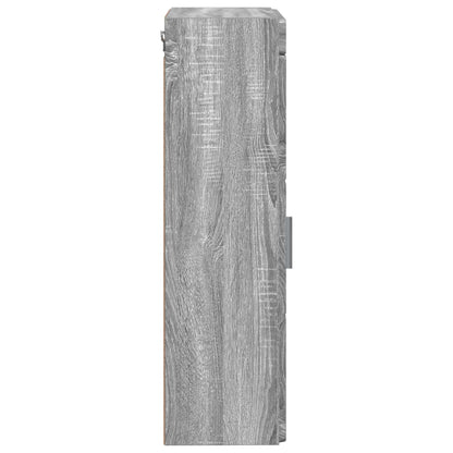 vidaXL Bathroom Wall Cabinet TULUM Grey Sonoma 37 x 24.5 x 86 cm