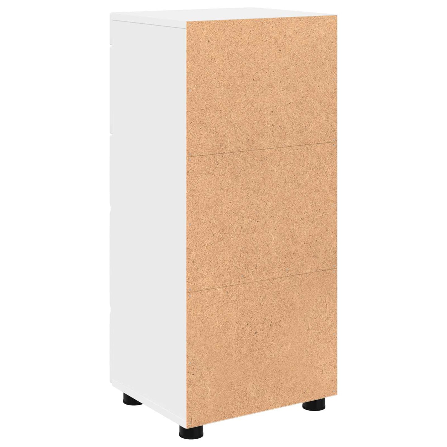 vidaXL Bathroom Cabinet Set with Drawer TULUM White 37 x 31.5 x 82 cm