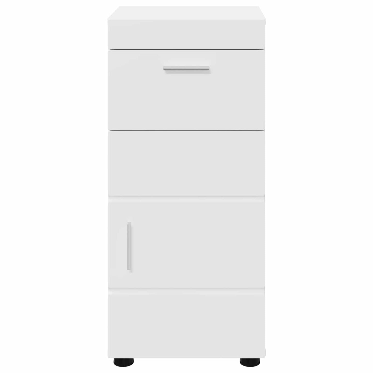 vidaXL Bathroom Cabinet Set with Drawer TULUM White 37 x 31.5 x 82 cm