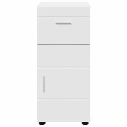 vidaXL Bathroom Cabinet Set with Drawer TULUM White 37 x 31.5 x 82 cm