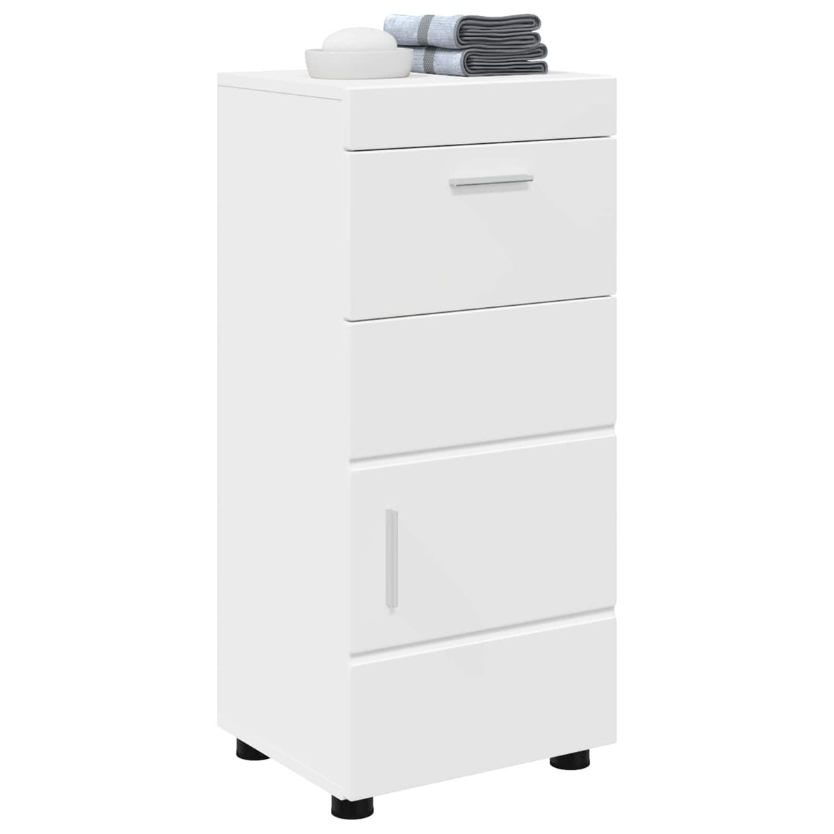 vidaXL Bathroom Cabinet Set TULUM White 37 x 31.5 x 82 cm