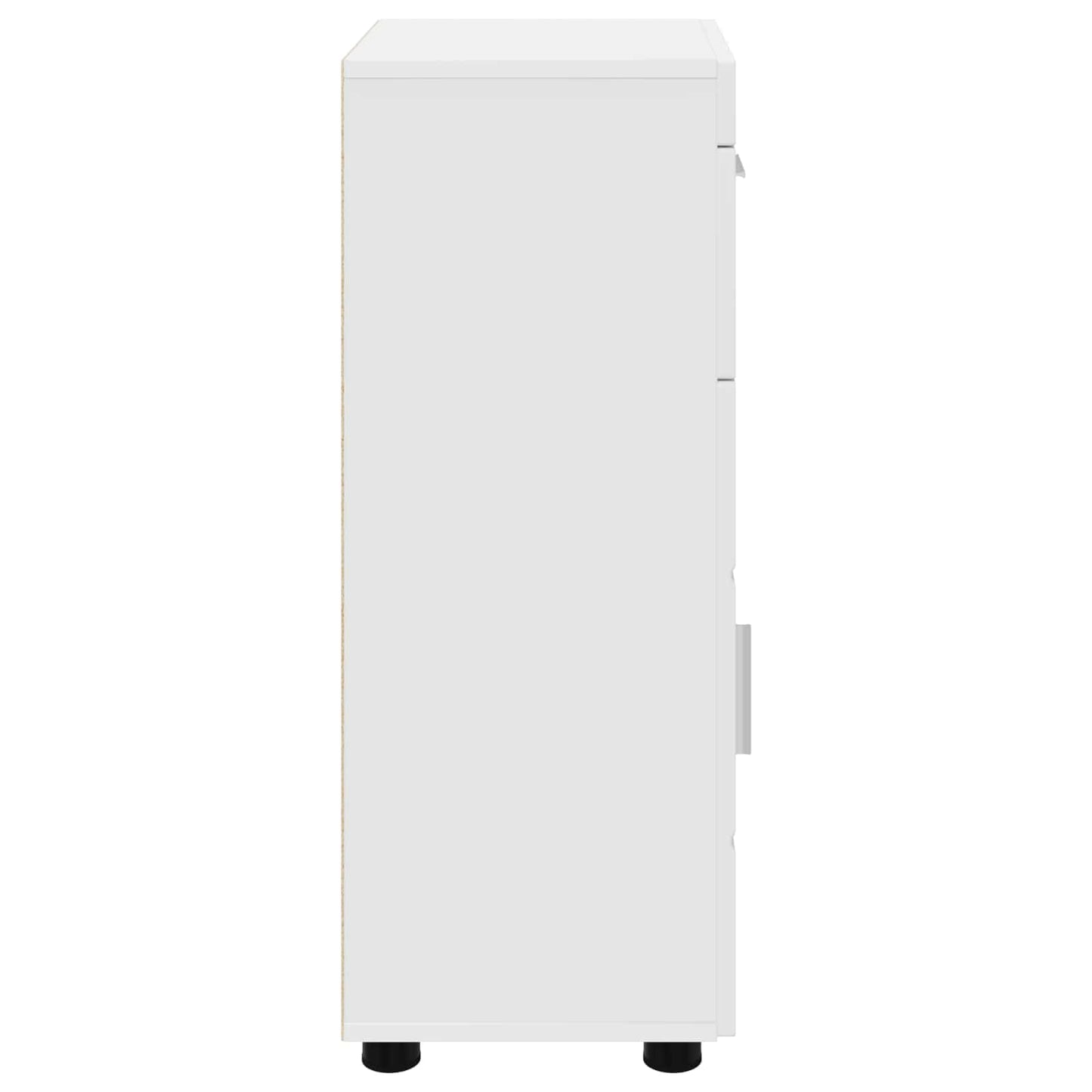 vidaXL Bathroom Cabinet Set with Drawer TULUM White 37 x 31.5 x 82 cm