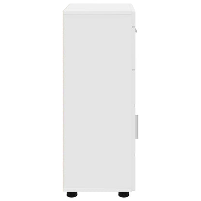 vidaXL Bathroom Cabinet Set with Drawer TULUM White 37 x 31.5 x 82 cm