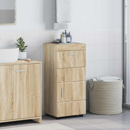 vidaXL Bathroom Cabinet Set TULUM Sonoma Oak 37 x 31.5 x 82 cm