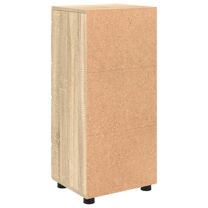 vidaXL Bathroom Cabinet Set TULUM Sonoma Oak 37 x 31.5 x 82 cm