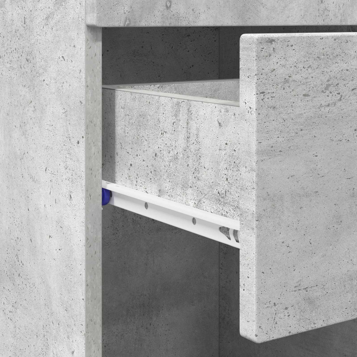 vidaXL Bathroom Cabinet Set TULUM Concrete Grey 37 x 31.5 x 82 cm
