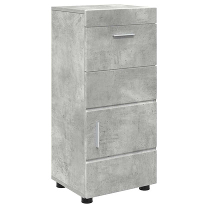 vidaXL Bathroom Cabinet Set TULUM Concrete Grey 37 x 31.5 x 82 cm