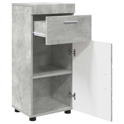 vidaXL Bathroom Cabinet Set TULUM Concrete Grey 37 x 31.5 x 82 cm