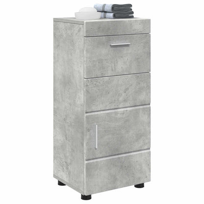 vidaXL Bathroom Cabinet Set TULUM Concrete Grey 37 x 31.5 x 82 cm