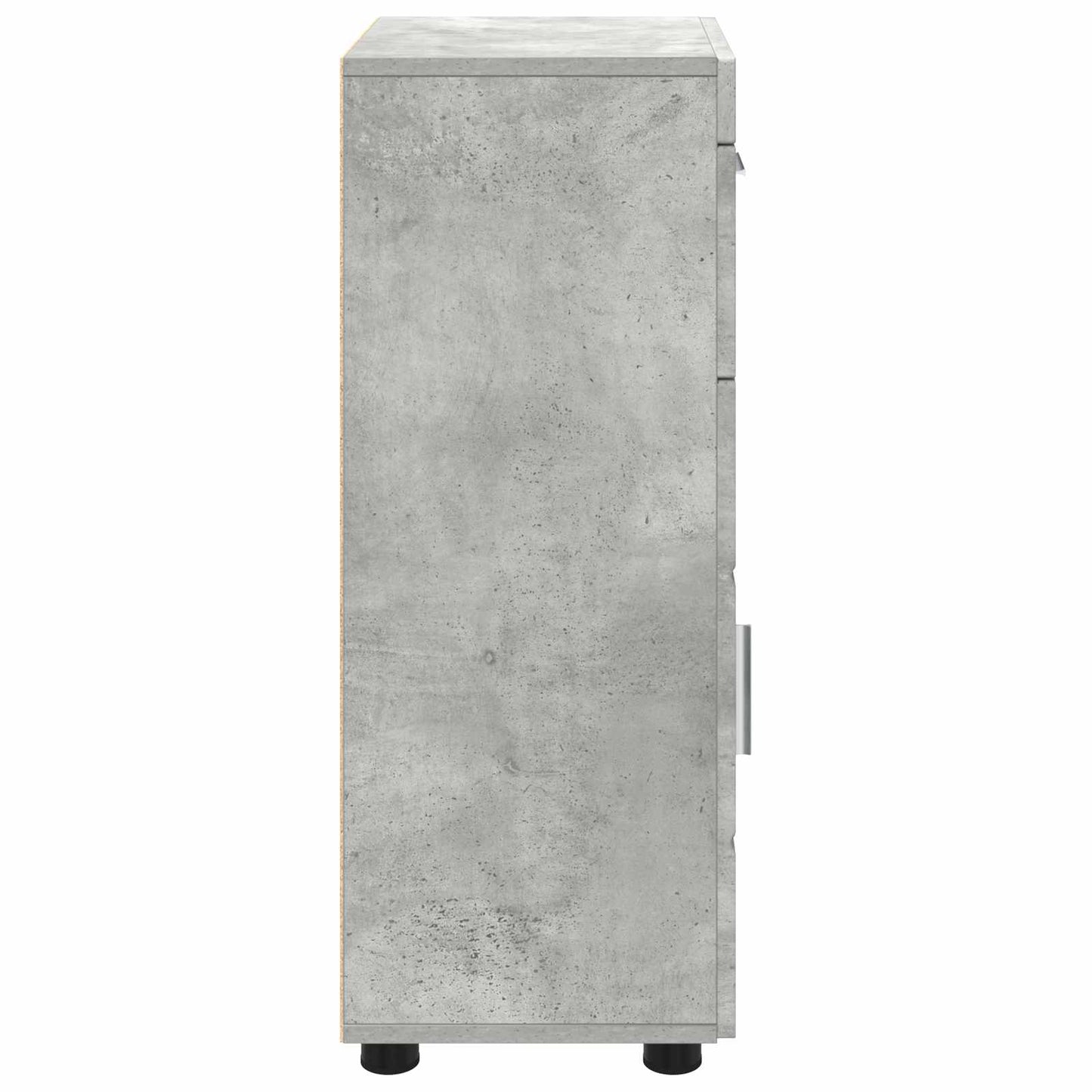 vidaXL Bathroom Cabinet Set TULUM Concrete Grey 37 x 31.5 x 82 cm