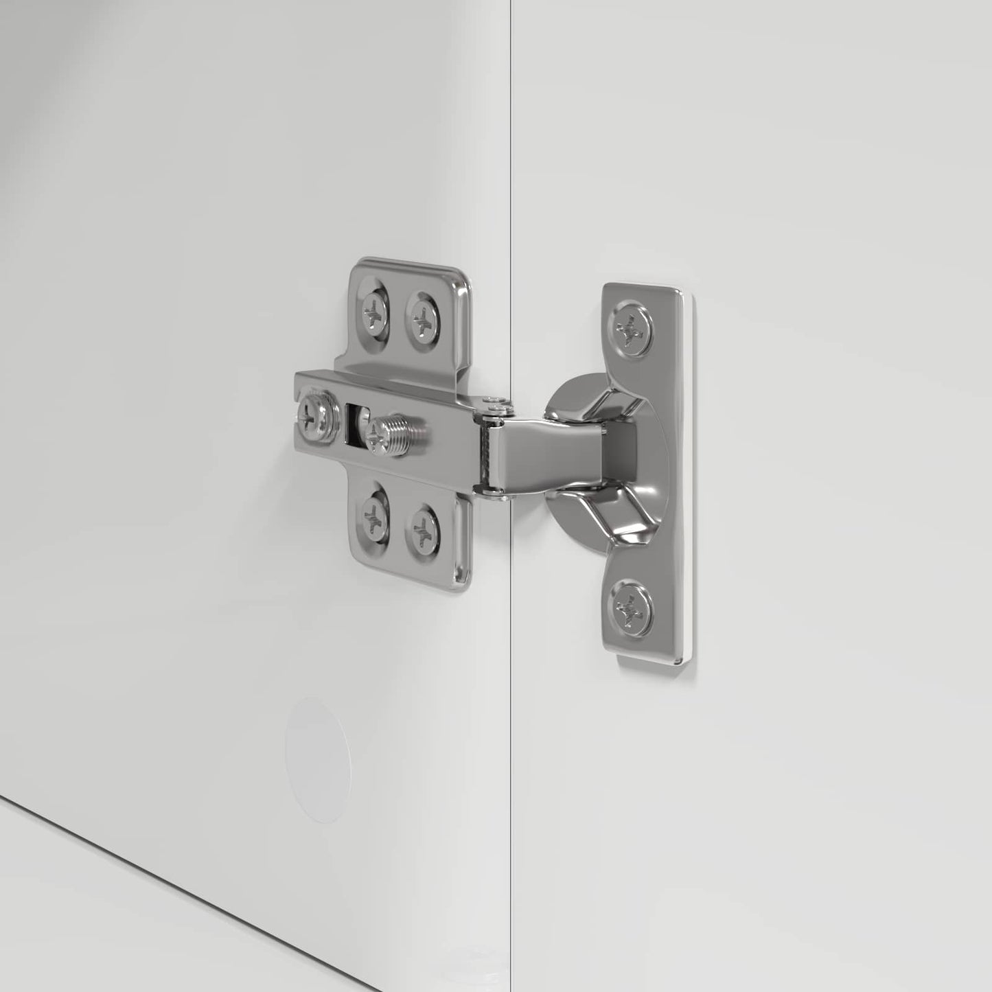vidaXL Bathroom Cabinet Set TULUM High Gloss White 37 x 31.5 x 82 cm