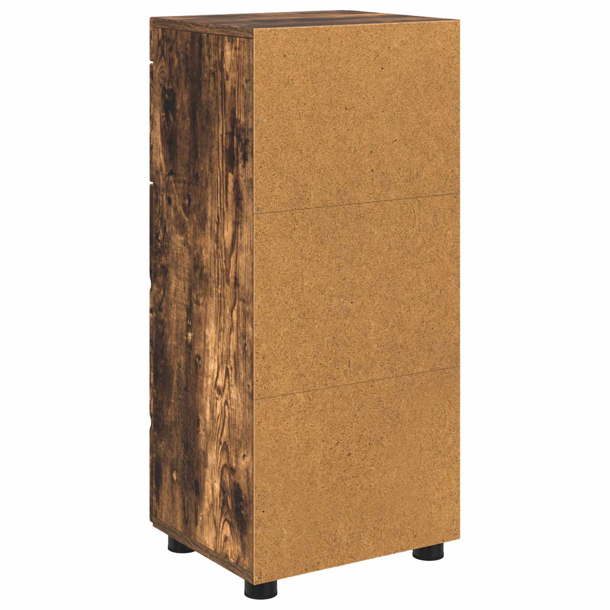 vidaXL Bathroom Cabinet Set TULUM Smoked Oak 37 x 31.5 x 82 cm