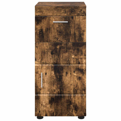 vidaXL Bathroom Cabinet Set TULUM Smoked Oak 37 x 31.5 x 82 cm