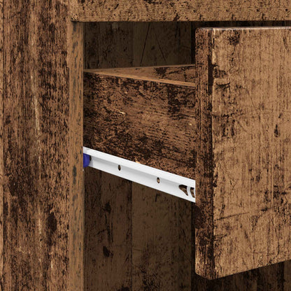 vidaXL Bathroom Cabinet Set TULUM Old Wood 37 x 31.5 x 82 cm