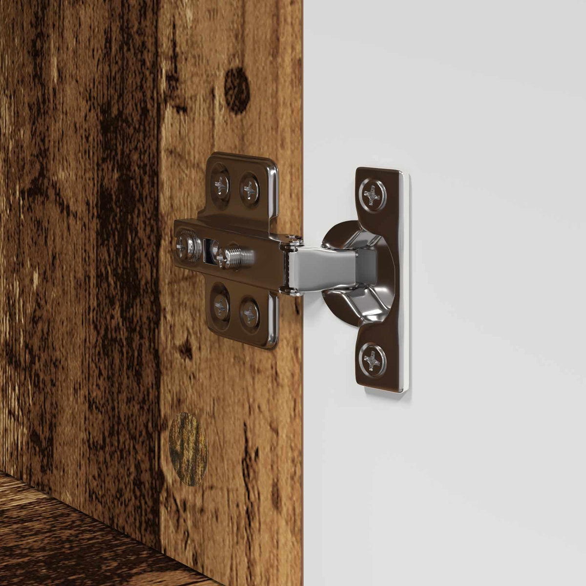 vidaXL Bathroom Cabinet Set TULUM Old Wood 37 x 31.5 x 82 cm