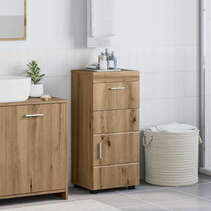 vidaXL Bathroom Cabinet Set TULUM Artisan Oak 37 x 31.5 x 82 cm