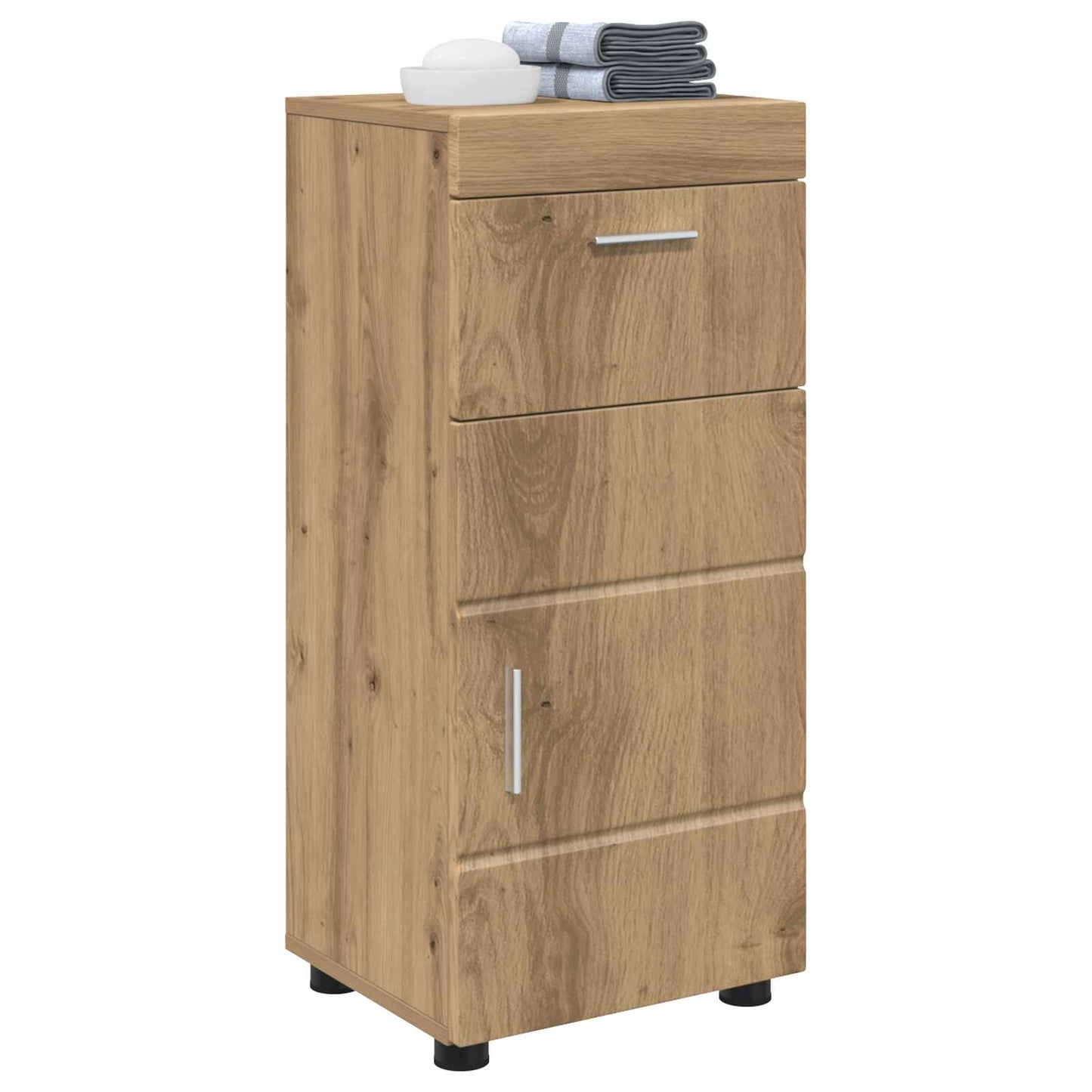 vidaXL Bathroom Cabinet Set TULUM Artisan Oak 37 x 31.5 x 82 cm