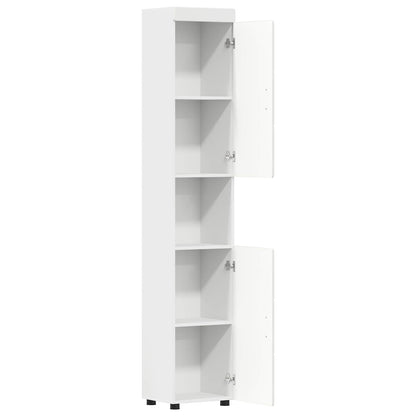 vidaXL Bathroom Cabinet Set TULUM White 37 x 31.5 x 203 cm