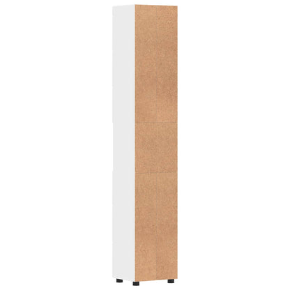vidaXL Bathroom Cabinet Set TULUM White 37 x 31.5 x 203 cm