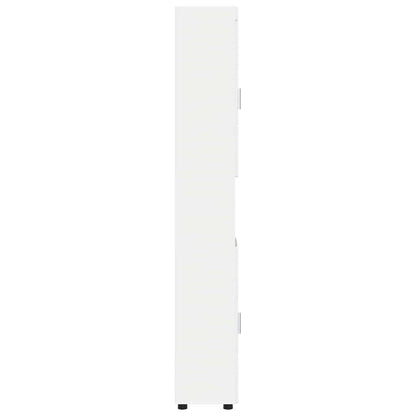 vidaXL Bathroom Cabinet Set TULUM White 37 x 31.5 x 203 cm