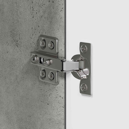 vidaXL Bathroom Cabinet Set TULUM Concrete Grey 37 x 31.5 x 203 cm