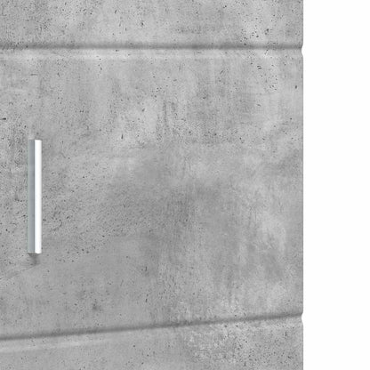 vidaXL Bathroom Cabinet Set TULUM Concrete Grey 37 x 31.5 x 203 cm