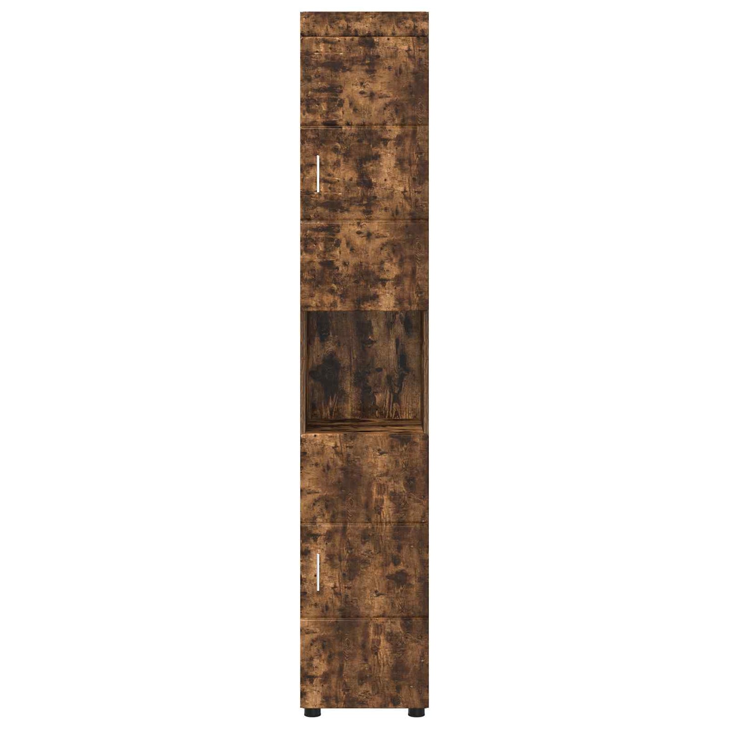 vidaXL Bathroom Cabinet Set TULUM Smoked Oak 37 x 31.5 x 203 cm