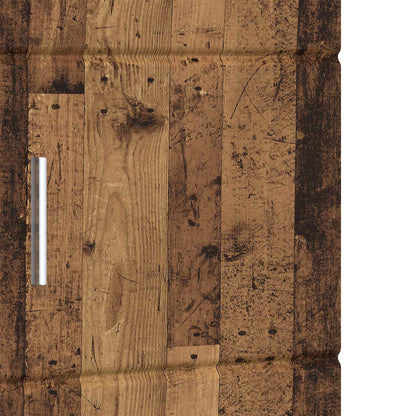 vidaXL Bathroom Cabinet Set TULUM Old Wood 37 x 31.5 x 203 cm
