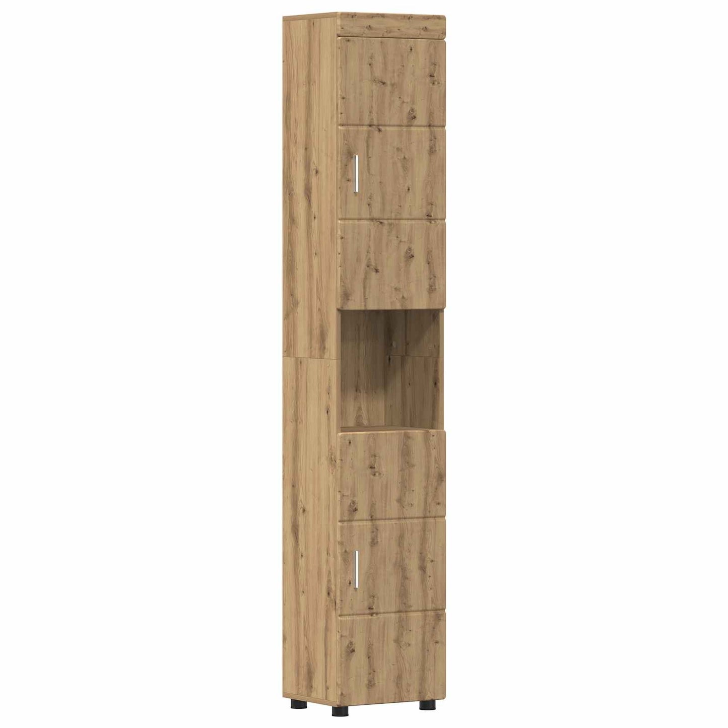 vidaXL Bathroom Cabinet Set TULUM Artisan Oak 37 x 31.5 x 203 cm