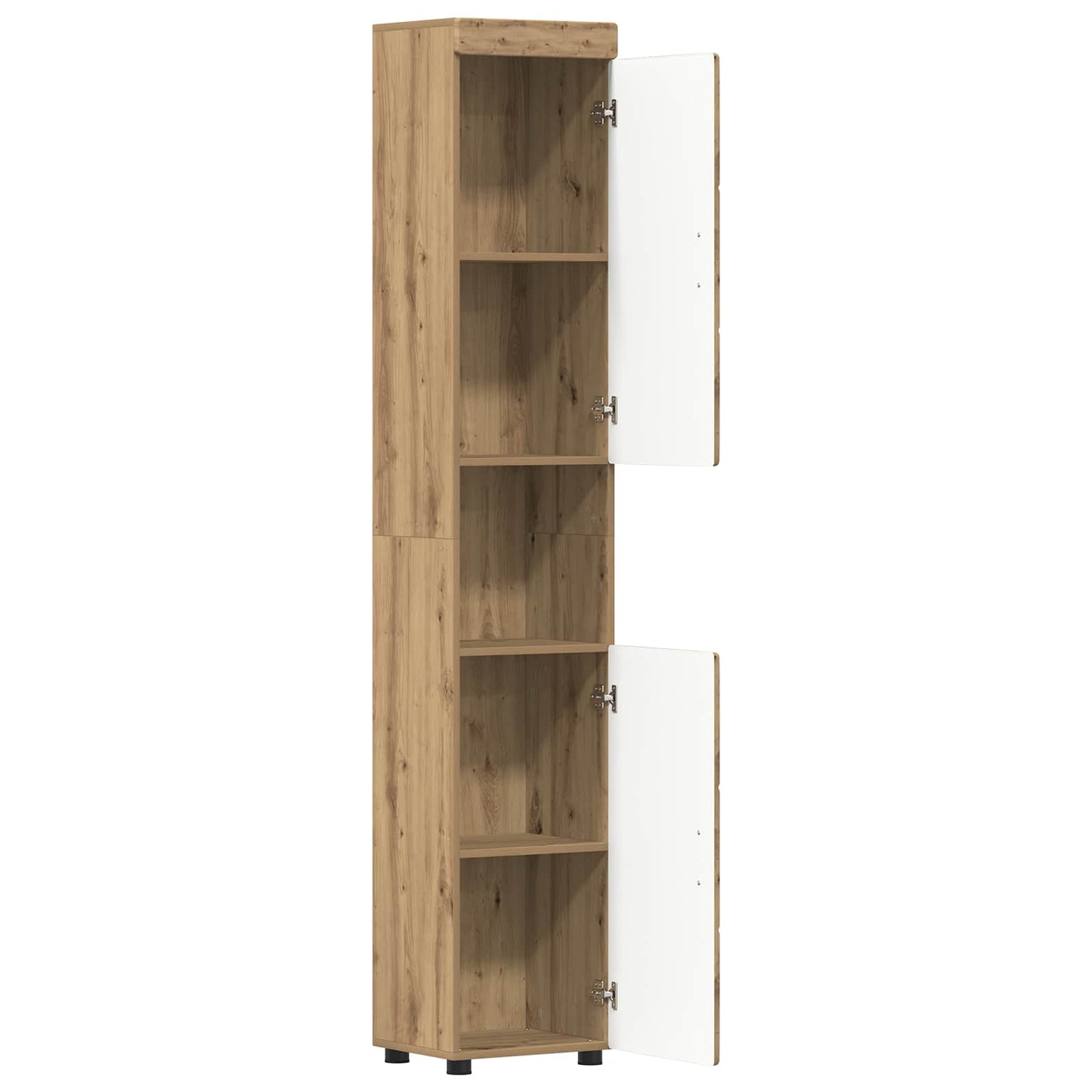 vidaXL Bathroom Cabinet Set TULUM Artisan Oak 37 x 31.5 x 203 cm