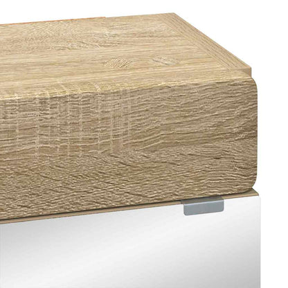 vidaXL Bathroom Mirror Cabinet TULUM Sonoma Oak 60 x 16.5 x 78 cm