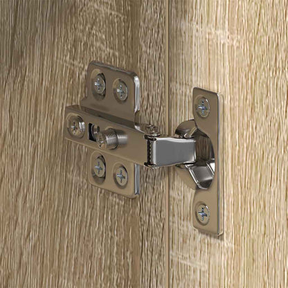 vidaXL Bathroom Mirror Cabinet TULUM Sonoma Oak 60 x 16.5 x 78 cm