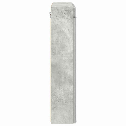vidaXL Bathroom Mirror Cabinet TULUM Concrete Grey 60 x 16.5 x 78 cm