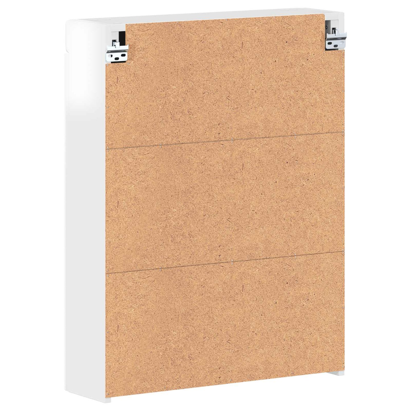 vidaXL Bathroom Mirror Cabinet TULUM High Gloss White Engineered Wood