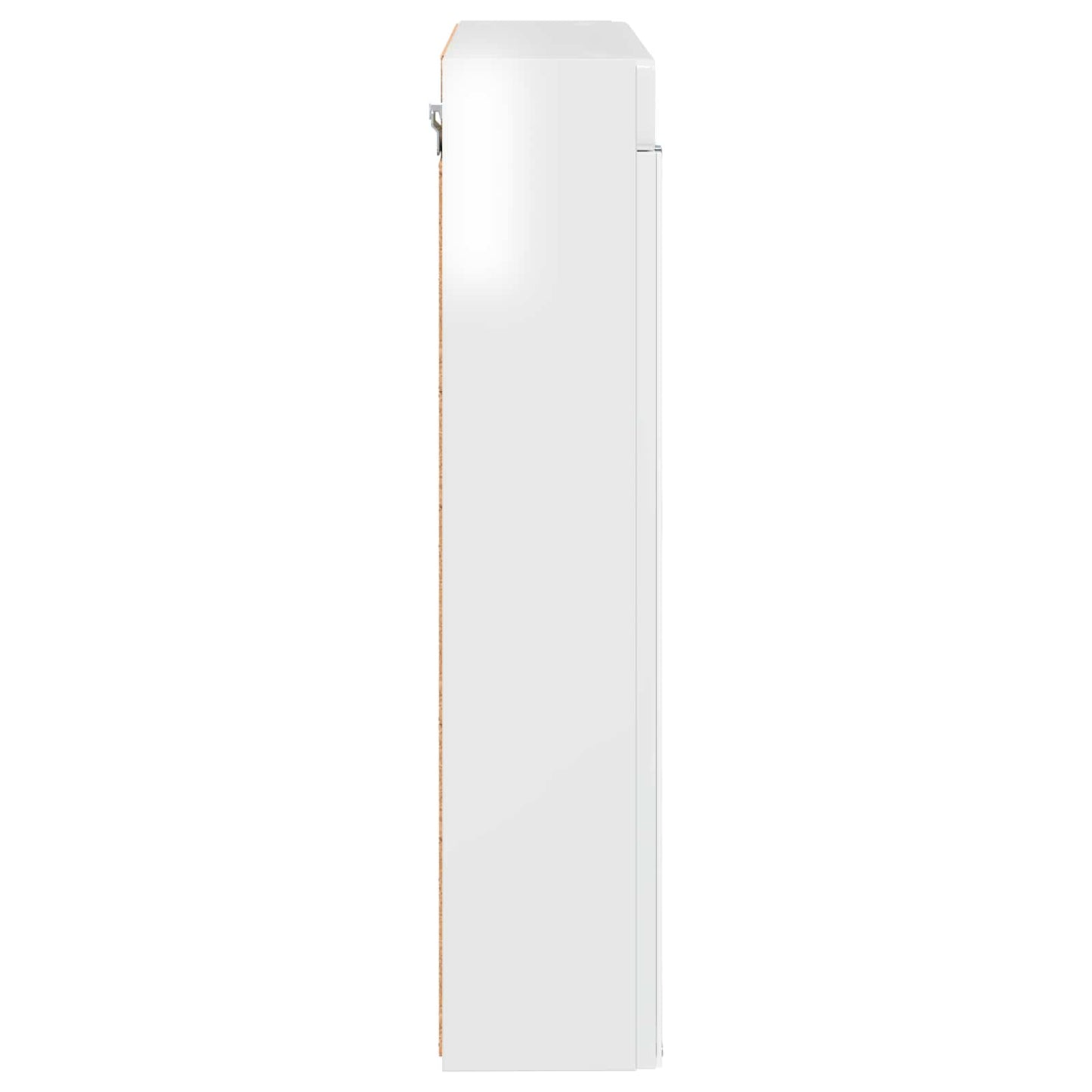 vidaXL Bathroom Mirror Cabinet TULUM High Gloss White Engineered Wood