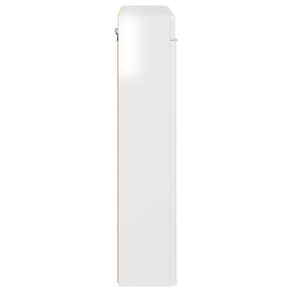 vidaXL Bathroom Mirror Cabinet TULUM High Gloss White Engineered Wood