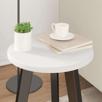 vidaXL Table Top Ø 30 x 1.5 cm Round Engineered Wood White